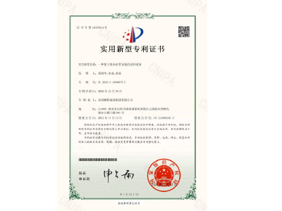 一種便于排水砼管安裝的送料設(shè)備-實用新型專利證書(易清華、袁成、黃晶)